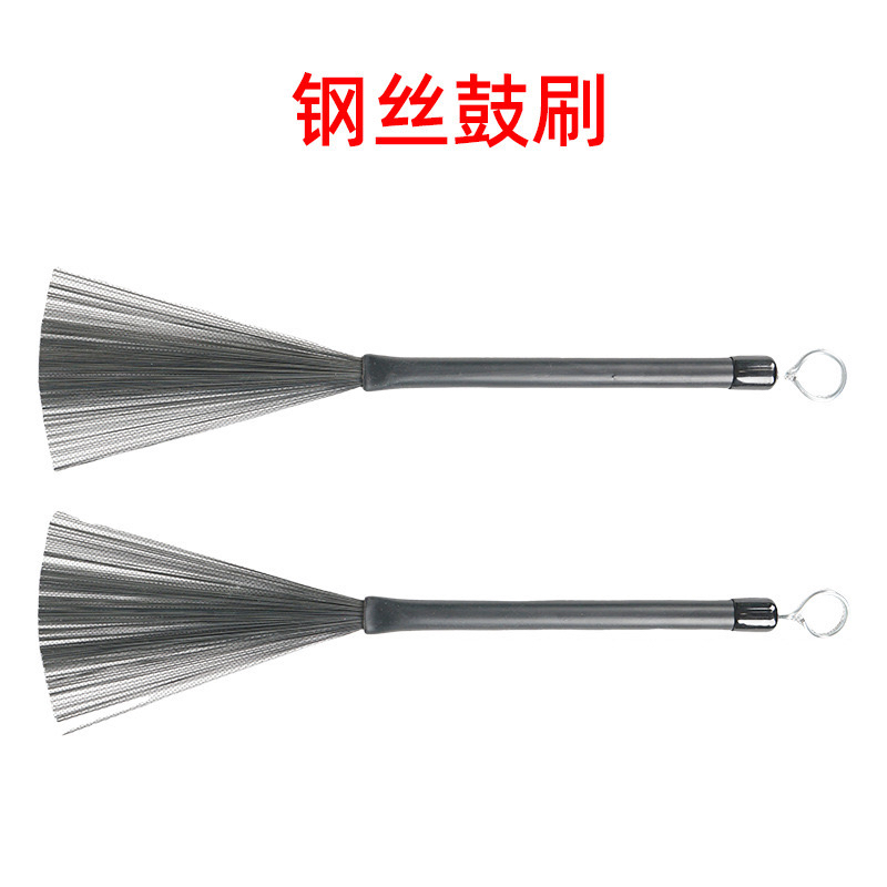 ドラムブラシ、ドラム格納式ドラムブラシバンドルスティックカード、マクロドラムボックスドラムワイヤーブラシ、金属ワイヤーバンドルスティック、ワイヤードラムスティック