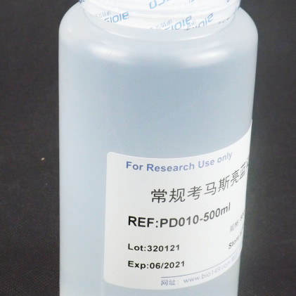 常规考马斯亮蓝染色洗脱液 100ml 500ml科研专用 高品质