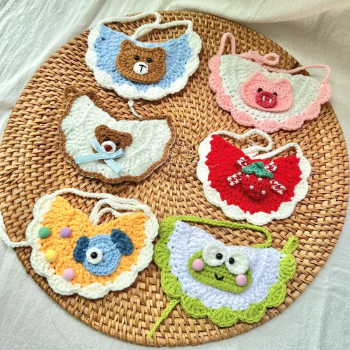 Шарф, декор, милое дудоу, слюнявчик