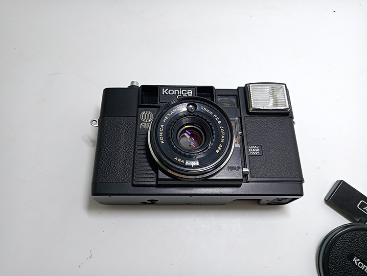 KONICA Konica C35EF 3D J AF MF phim phim cố định focus đánh lừa rangefinder camera (với mẫu