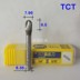 Lưỡi dao Chuanmu Gia công khắc CNC TCT dao đáy tròn 1/24 chế biến gỗ chuyên nghiệp Lưỡi dao cắt thẳng 23T0502 - Dụng cụ cắt Dụng cụ cắt