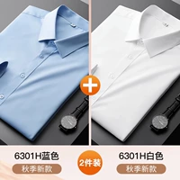 JK-CX6301H BLUE+CX6301H Белый [два длинных рукава]