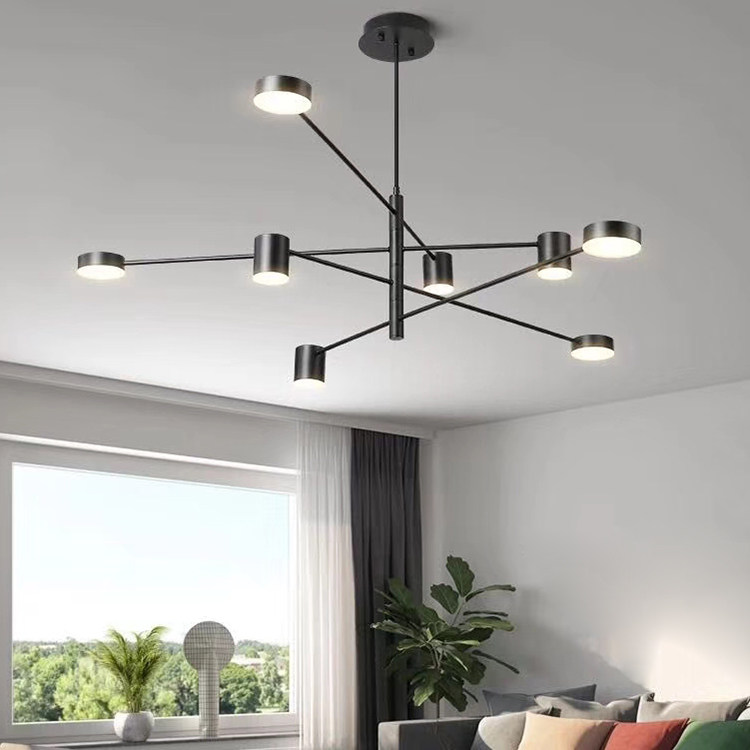 Nordic Creative Personality Living-room Lamp Atmosphere Light Lavish Hanging Lamp Postmodern Minimalist Dining Room Lamps Net Red Bedroom Chandelia