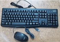 Logitech mk120 wired mouse and keyboard set waterproof notebook desktop Logitech M-U0026 wired USB mouse