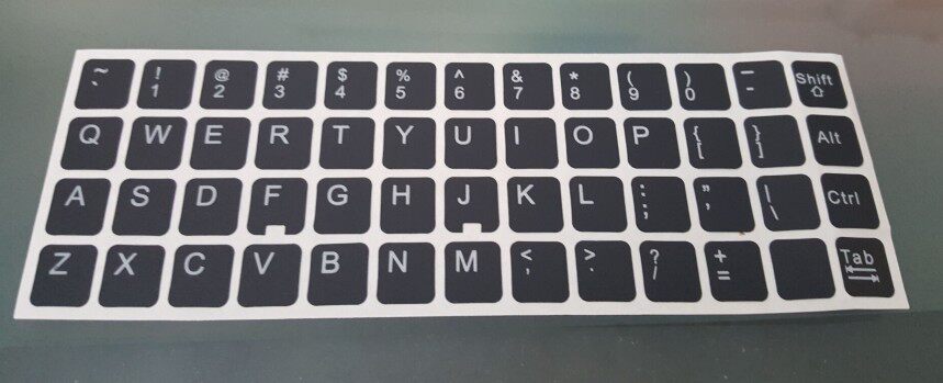 Desktop laptop keyboard keys English letter correction stickers matte wear-resistant stickers universal button stickers