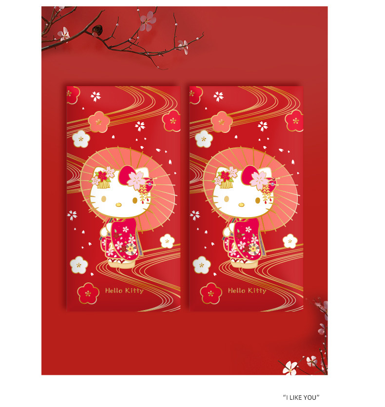 Подробная информация о японской вишне цветет красные конверты_06.jpg