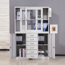 Thickened file cabinet Iron cabinet 1180 wide six-drawer steel data cabinet a4 office file cabinet