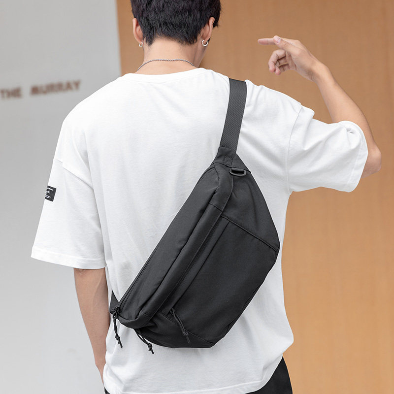 Slanted Satchel Male Tide Card Casual Cross-Pack Day Ins superfire 100 hitch a large capacity port Wind street chest bag men's purse