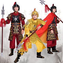 Costume armor Male ancient general soldier soldier soldier costume Soldier stage performance costume Great handsome