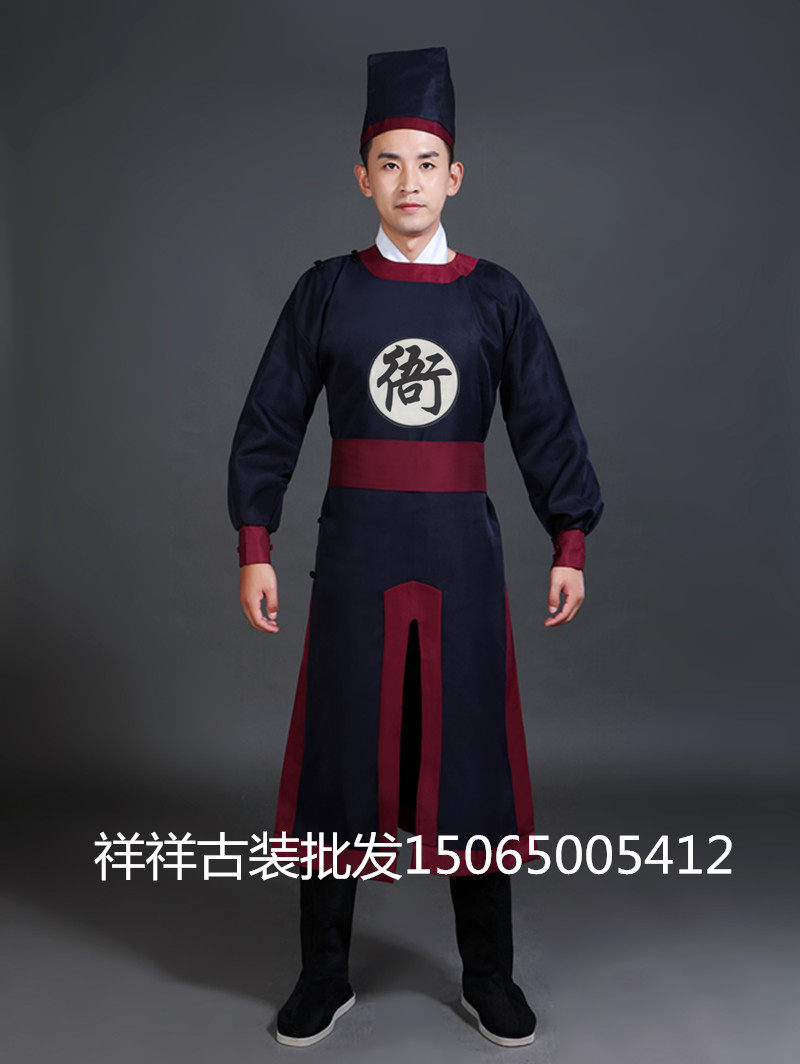 古裝明朝官服衙門捕快衙役捕頭服裝囚服監獄犯人囚衣女裝清朝官兵