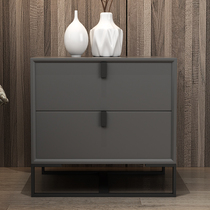 Nordic bed head cabinet minimalist modern master bedroom with small household square minimalist designer side cabinet lockers