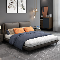 NORDIC DESIGN MASTER BEDROOM 1 8 m GENUINE LEATHER ART DOUBLE SOFT BED SUIT EXTREMELY MINIMALIST ABOUT MODERN 1 5 m LARGE WEDDING STORAGE BED