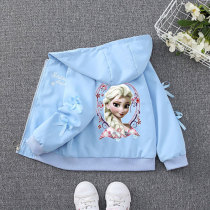 Girls coat Spring and Autumn Baby Hat Garment Garment Aisa Princess Childrens Baseball Clothes