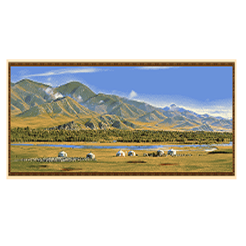 Mongolia Erden tapestry 120#250cm
