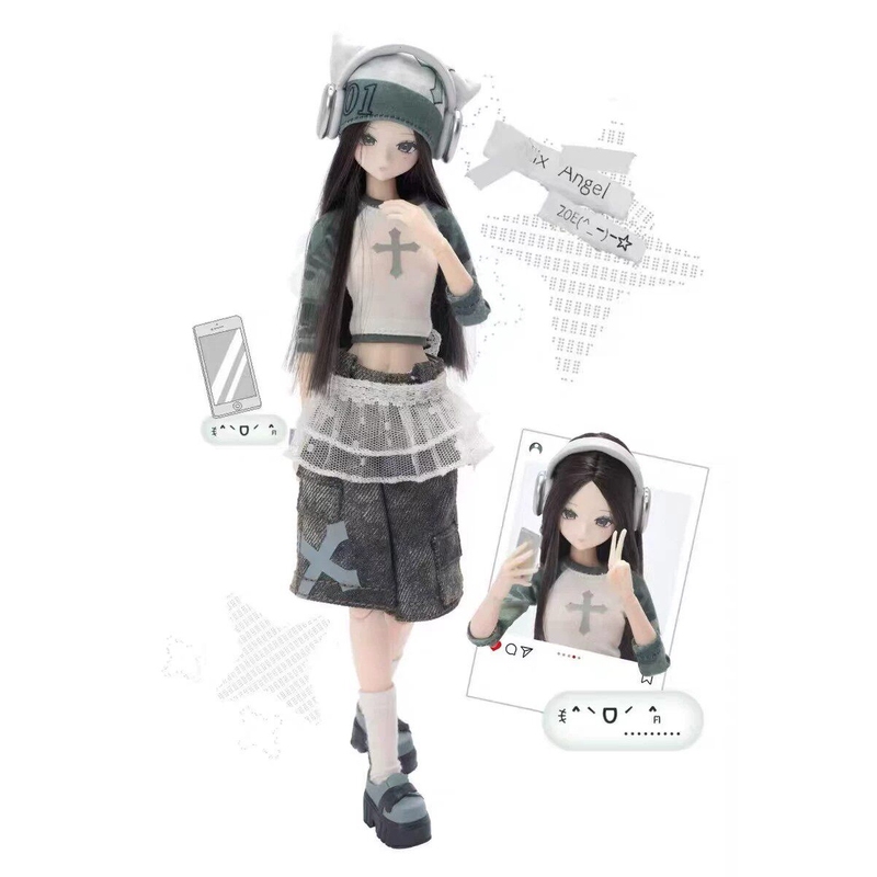 【Authentic】Mixangel Mixed Angel Mjd Series Bjd Blind Box Special Six Movable Figures Hair Transplantation Peripheral Gift