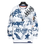 Демисезонная модная универсальная толстовка для отдыха, круглый воротник, оверсайз