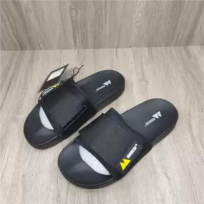 Export brand men's home leisure velcro word slippers wear-resistant non-slip comfortable shock absorption