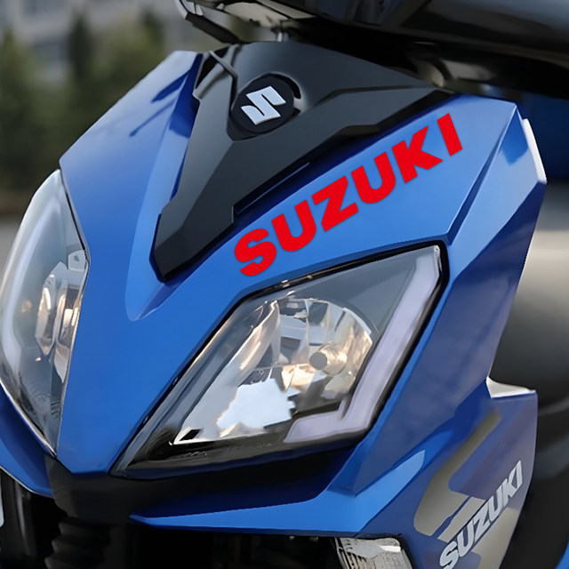 ເຫມາະສໍາລັບລົດ Suzuki UY125 ຮູບແບບການດັດແປງດ້ານຫນ້າຂອງ Hub ລໍ້ການດັດແປງຮ່າງກາຍສະທ້ອນໃຫ້ເຫັນສະຕິກເກີເຕັມລົດ decals