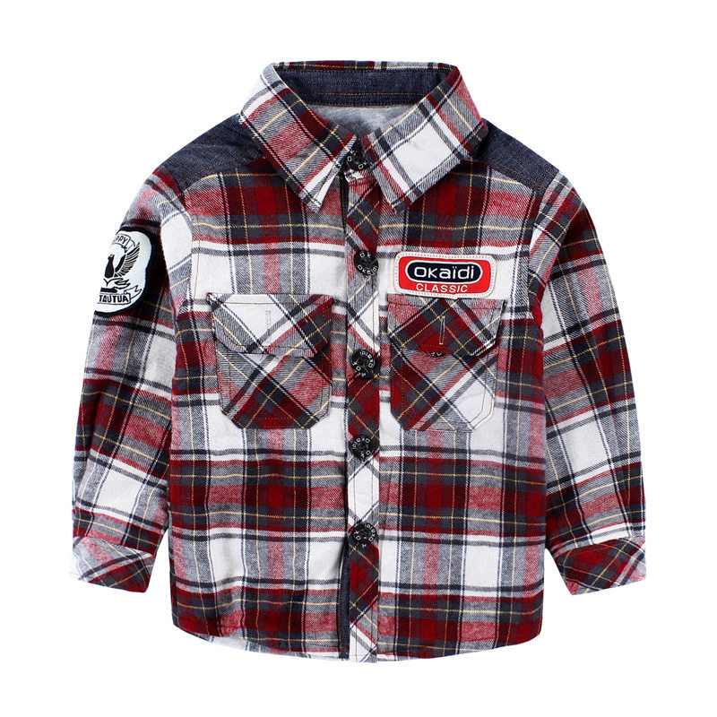 Chemise garcon à manche longue - Ref 2077323 Image 9