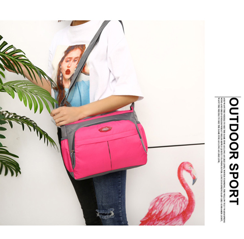 Túi thể thao và giải trí cho nam du lịch nhẹ túi vải nylon unisex vai đơn Messenger Túi dung lượng lớn Túi Messenger túi xách hàng hiệu chính hãng