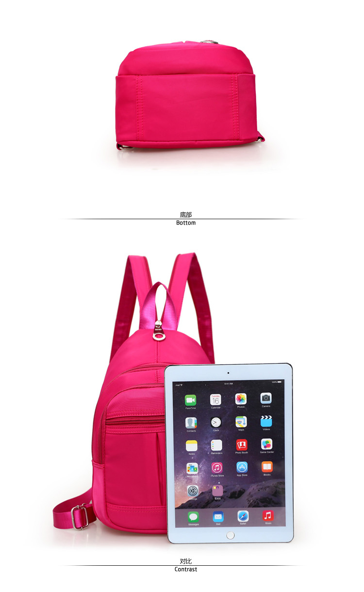 Bình thường thủy triều nhỏ ba lô nylon túi nhỏ vai nữ túi ngực kép sử dụng mini Oxford vải vai Messenger túi mẹ - Ba lô balo da hàng hiệu