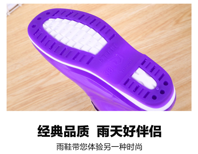 Giày đi mưa trong nước nữ ống đi mưa ống ngắn ống ủng thoải mái chống trượt cao su ấm giày đặt giày bông không thấm nước người lớn bọc giày đi mưa cao cấp