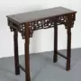 Đối với bàn gỗ nguyên khối mới phong cách Trung Quốc đơn giản hiện đại cổ trung sảnh Trung Quốc elm sáu bộ đồ nội thất nhà ở nông thôn - Bàn / Bàn bàn chân sắt mặt gỗ