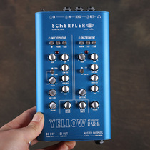 Fit piano line Schutler Schertler Yellow two-channel three-channel vocal guitar front DI box