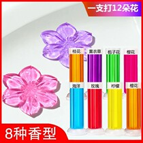 Toilet small flower print incense sticker filling toilet flower gel deodorization deodorant deodorant toilet spirit toilet cleaning decal