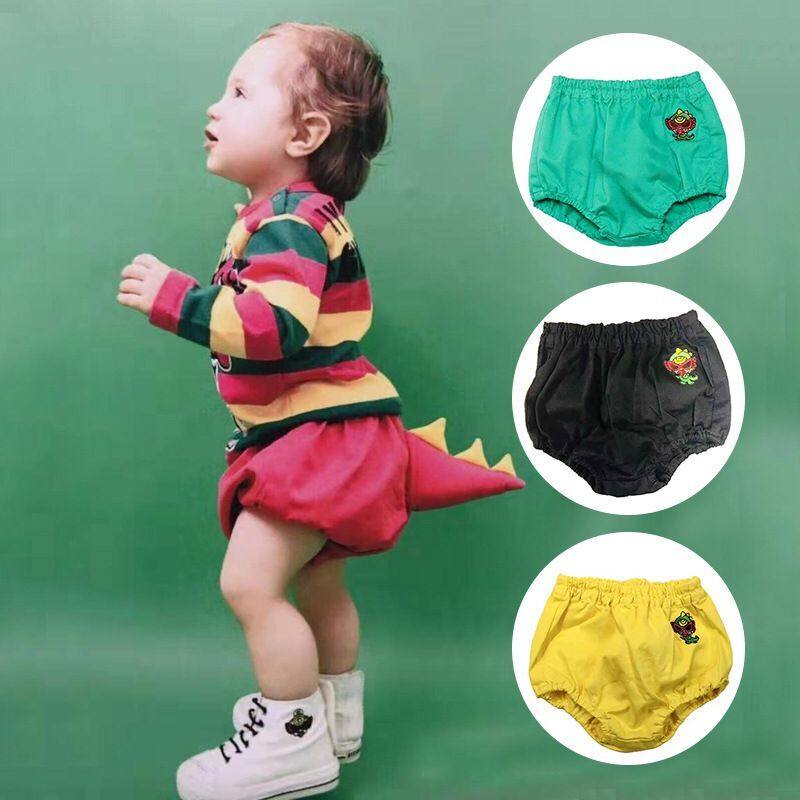 Day Series Tides children Dress Black Ultra Pacifier Children Triangle Dinosaur Tail Shorts male and female baby Summer Grand PP pants