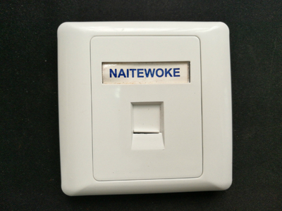 Single-mouth Internet computer Phone voice panel socket 1-bit socket panel 1 RJ11 Phone module set