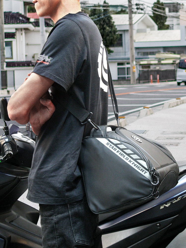 Locomotive Nets Starry Sky Knight Petrol Tank Bag Scooter Bag Waterproofing Large Capacity Riding bag able to fit half helmet