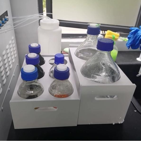 耐酸碱PVC试剂瓶架耐酸碱试剂瓶架清洗瓶架玻璃瓶架支持定做开票