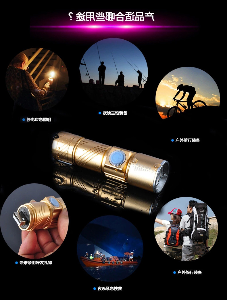 Eclairage pour vélo - phare - Ref 2400447 Image 7