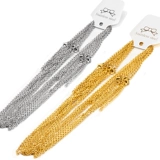 10 штук в упаковке, 2 мм, изысканное ожерелье из титановой стали с крестом, цепочка на ключицу, свитер, простая креативная подходящая цепочка своими руками