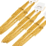 10 штук в упаковке, 2 мм, изысканное ожерелье из титановой стали с крестом, цепочка на ключицу, свитер, простая креативная подходящая цепочка своими руками