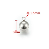 Сварное кольцо из титановой стали, стальные шарики 5 мм 20 шт.