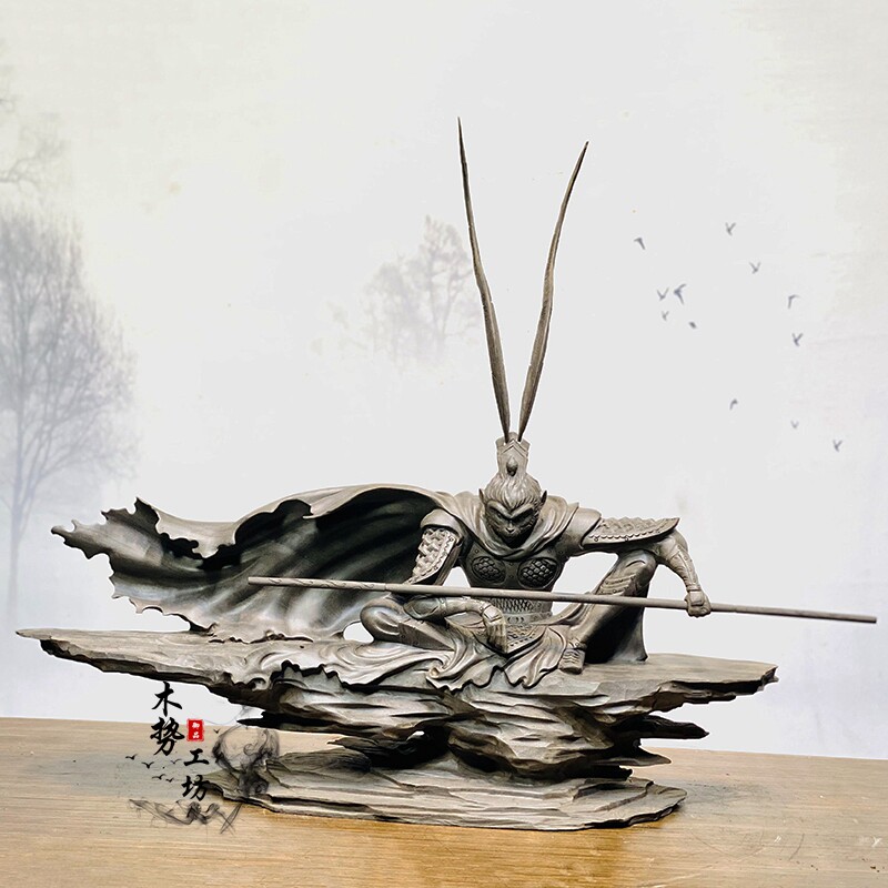 Cliff Beru Muki Titian Great Sacred Fight Over Fo Root Sculpture Buddhist Statues Home Sun Epiphany Wood Carvings of the Wooden Sculptures of the Giant Pendulum