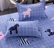 Pure cotton pillowcases a pair of single pillowcases cotton summer home jacket 48cmx74cm pillow 1 core cover male