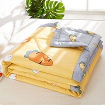 Summer cool quilt air conditioner summer thin quilt spring and autumn quilt washed cotton childrens lunch break quilt single quilt machine washable 1