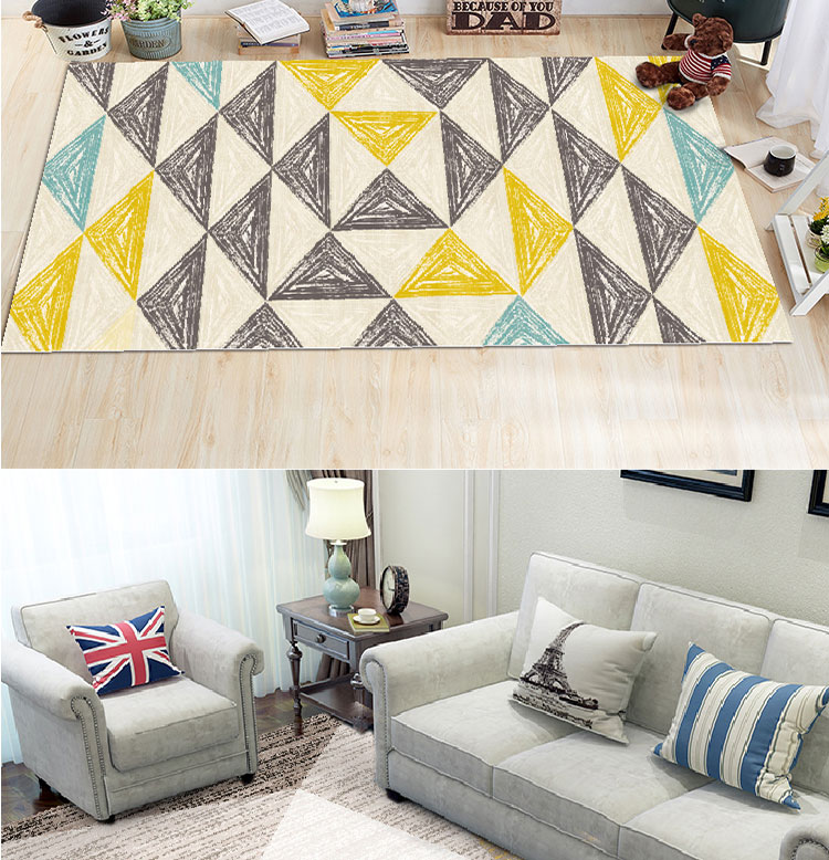 ins nordic thảm phòng khách bàn cà phê sofa đệm hiện đại nhỏ gọn phòng ngủ cạnh giường ngủ thảm thảm phòng nhà đáng yêu - Thảm thảm khách sạn