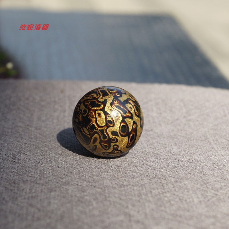 Large lacquer beads, single beads, blessing beads, Chinese style gifts, Fuzhou lacquerware, non-heritage handicrafts, small gifts, pure handmade jewelry