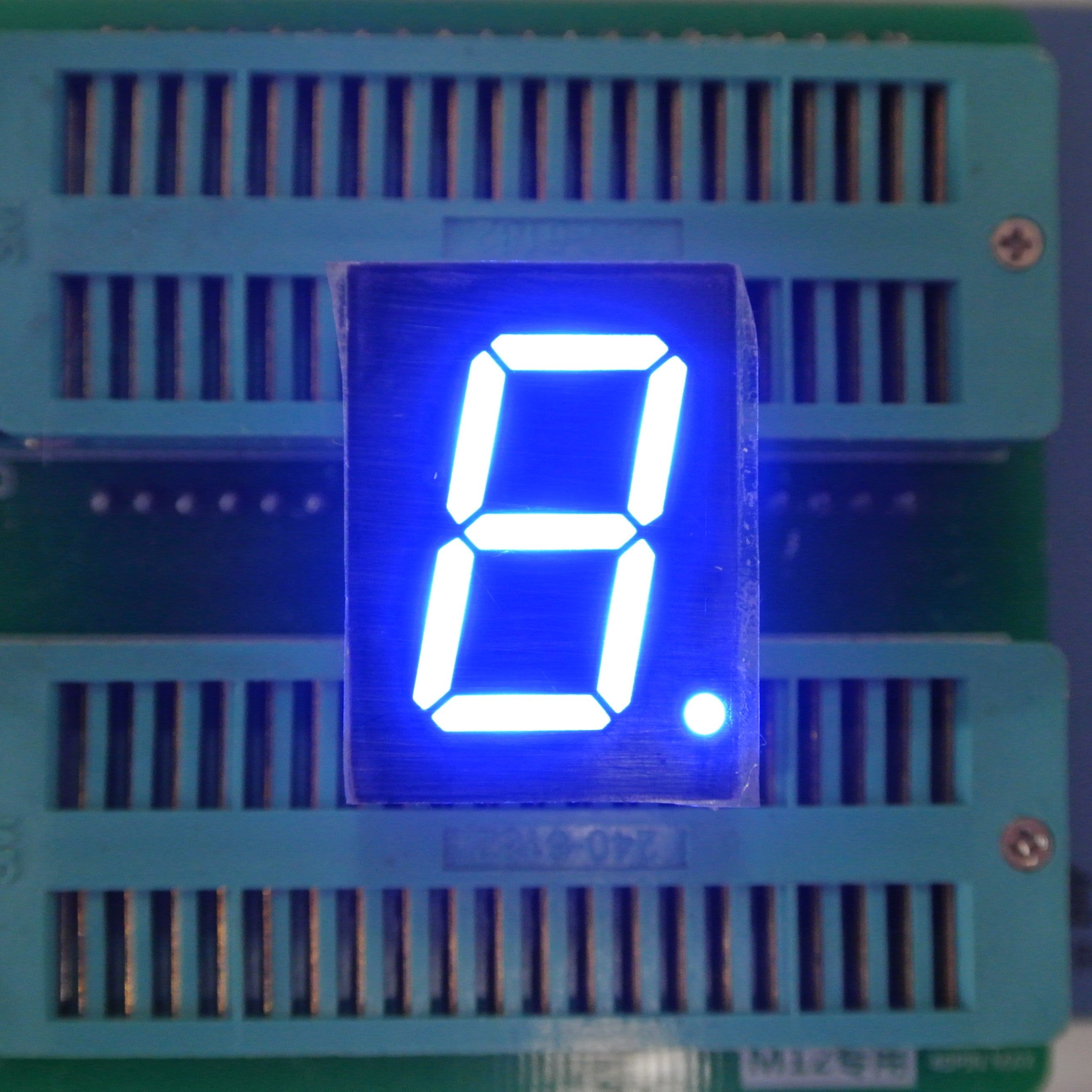 0 8-inch one blue light glow tube 0 8 inches 1 bit blue light glow tube