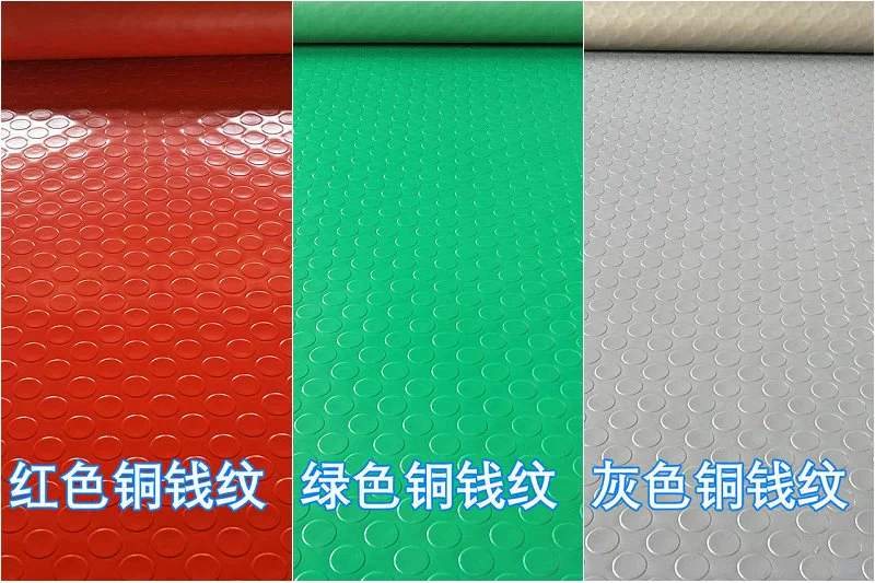 pvc thảm sàn nhựa cao su thảm không trơn trượt sàn phòng tắm không thấm nước bếp Thang kho thảm thảm cửa hàng mặc - Thảm sàn