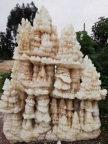 Fake Mountain Original Stone Suction Water Stone Bell Milk Stone Fossil Courtyard Villa Fake Mountain Landscaped Large Fake Mountain Town Residence Water Show Stone