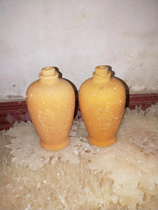 Pure Natural Mineral Crystalline Bell Milky Crystalline Stone Wine Altar Styled Crystal Calcite Antiques Collection Pendulum