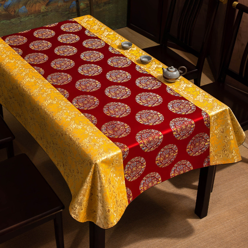 New Chinese Zen-Style Tablecloth, Chinese Tea Tablecloth, Table Runner, Tea Mat, Tea Table Cloth, Rectangular Tea Table Cover Cloth