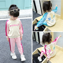 2022 new 1-2-3-5-year-old net red girls spring clothes with long sleeves for baby girls