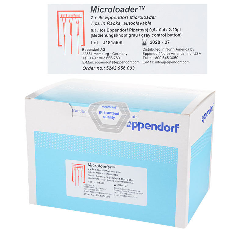 艾本德Microloader微量上样针20ul毛细管电泳凝胶吸头5242956003