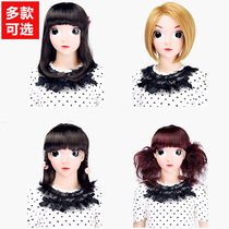 Gia model wig props girls children's clothing fashion model hair set Joker wig series